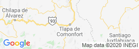 Tlapa De Comonfort map